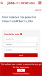 Mobile Screenshot of jobs.churchtimes.co.uk